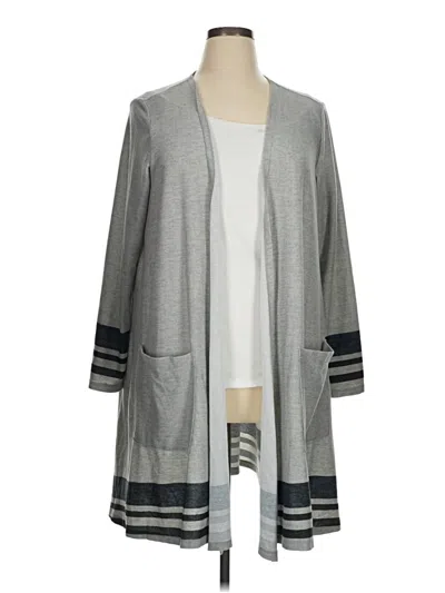 Pre-owned Lularoe Kimono In Gray