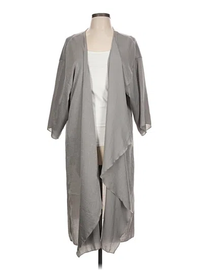Pre-owned Lularoe Kimono In Gray