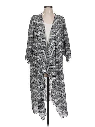 Pre-owned Lularoe Kimono In Gray