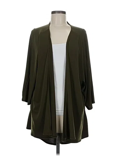 Pre-owned Lularoe Kimono In Green