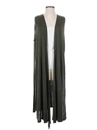 Pre-owned Lularoe Kimono In Green