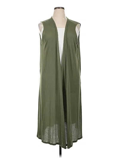 Pre-owned Lularoe Kimono In Green