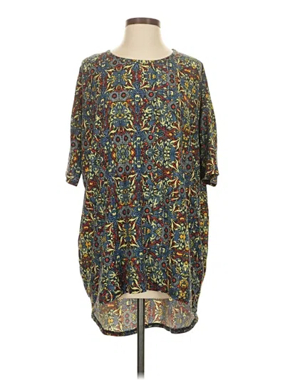 Pre-owned Lularoe Kimono In Green