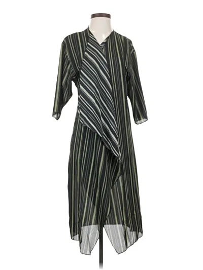 Pre-owned Lularoe Kimono In Green