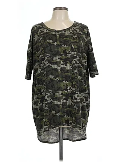 Pre-owned Lularoe Kimono In Green