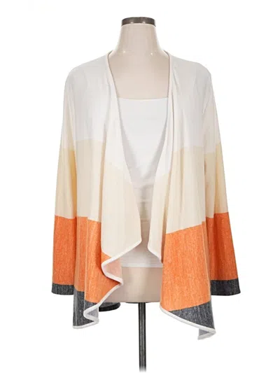 Pre-owned Lularoe Kimono In Orange
