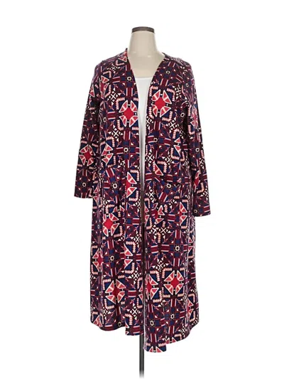 Pre-owned Lularoe Kimono In Purple
