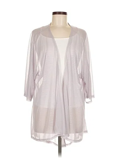 Pre-owned Lularoe Kimono In Silver