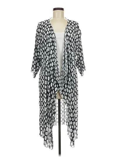 Pre-owned Lularoe Kimono In Silver
