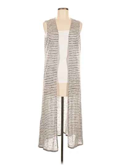 Pre-owned Lularoe Kimono In Silver