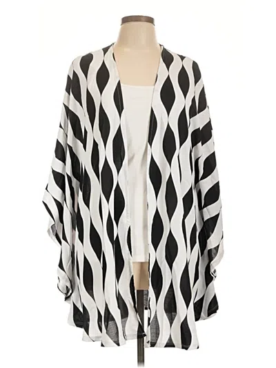 Pre-owned Lularoe Kimono In Silver