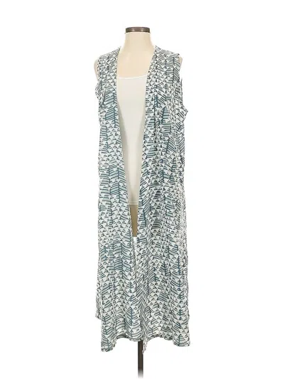 Pre-owned Lularoe Kimono In Teal