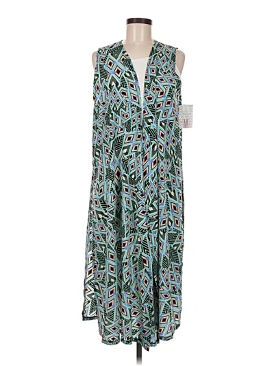 Pre-owned Lularoe Kimono In Teal
