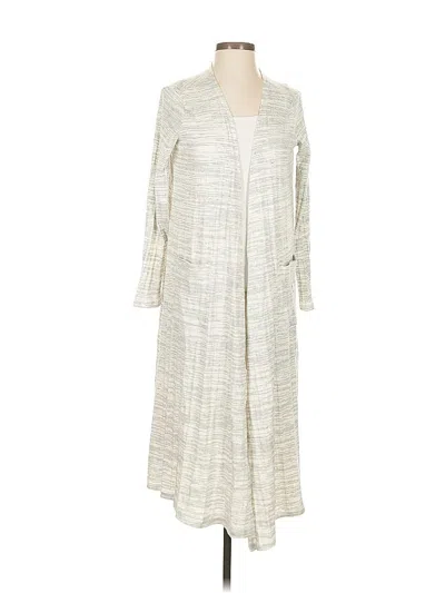 Pre-owned Lularoe Kimono In White