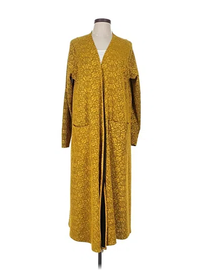 Pre-owned Lularoe Kimono In Yellow