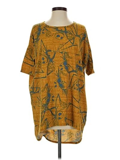 Pre-owned Lularoe Kimono In Yellow