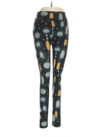 Pre-owned Lularoe Leggings In Black