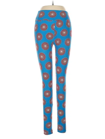Pre-owned Lularoe Leggings In Blue