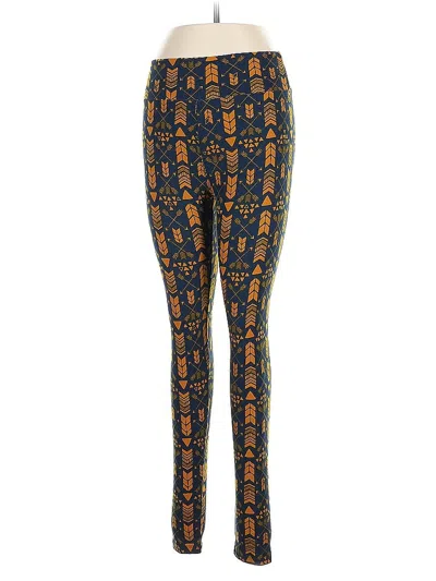 Pre-owned Lularoe Leggings In Blue
