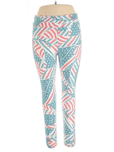 Pre-owned Lularoe Leggings In Blue