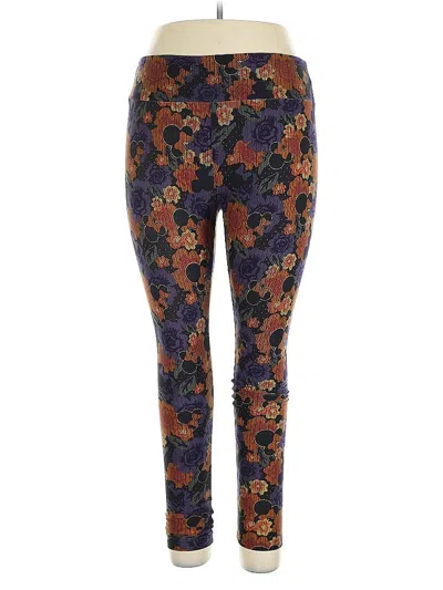 Pre-owned Lularoe Leggings In Blue