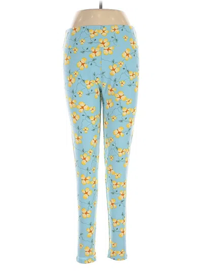 Pre-owned Lularoe Leggings In Blue