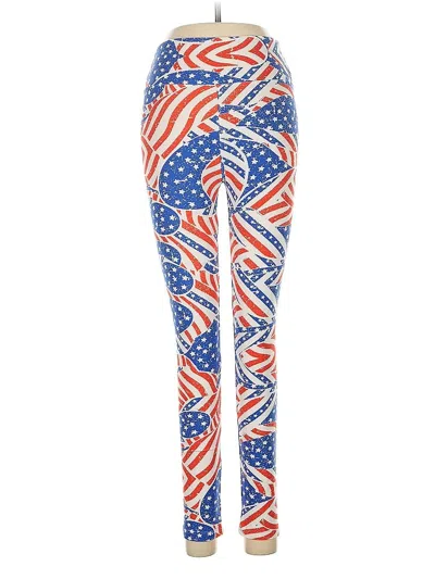 Pre-owned Lularoe Leggings In Blue