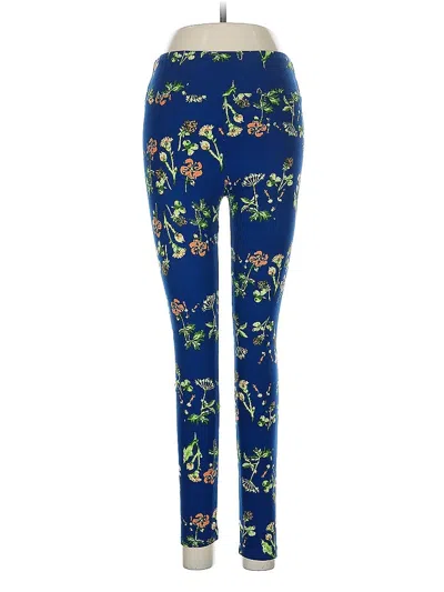 Pre-owned Lularoe Leggings In Blue