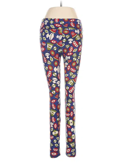 Pre-owned Lularoe Leggings In Blue