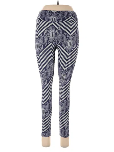 Pre-owned Lularoe Leggings In Blue