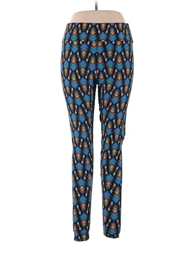 Pre-owned Lularoe Leggings In Blue