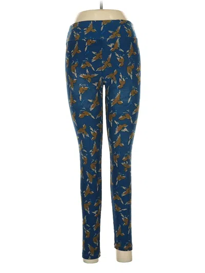 Pre-owned Lularoe Leggings In Blue
