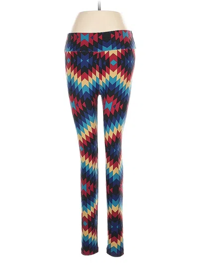 Pre-owned Lularoe Leggings In Blue
