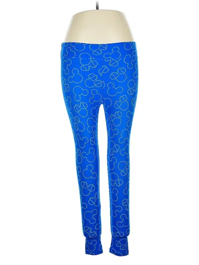 Pre-owned Lularoe Leggings In Blue