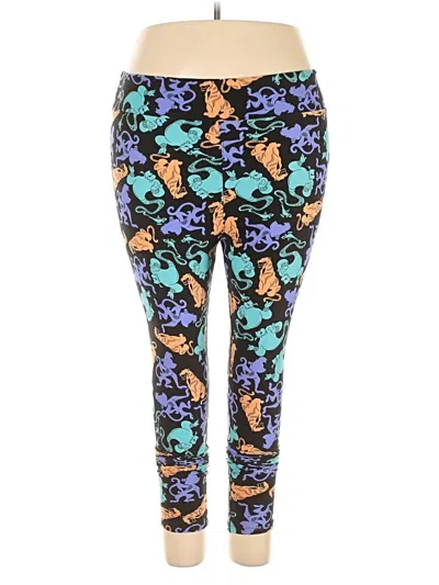 Pre-owned Lularoe Leggings In Blue