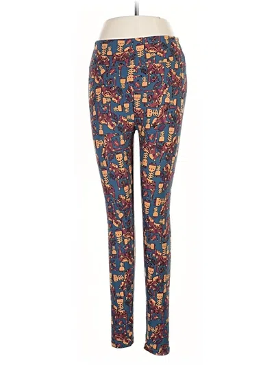 Pre-owned Lularoe Leggings In Blue