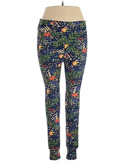 Pre-owned Lularoe Leggings In Blue