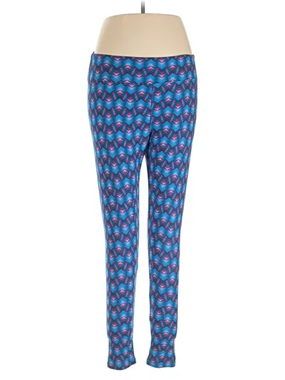 Pre-owned Lularoe Leggings In Blue