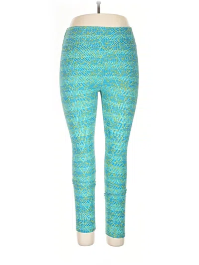 Pre-owned Lularoe Leggings In Blue