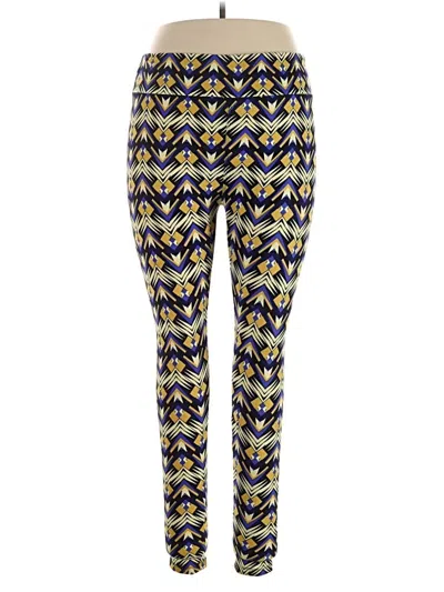 Pre-owned Lularoe Leggings In Blue