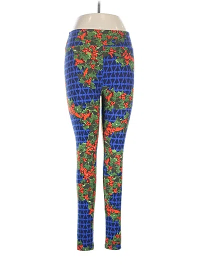 Pre-owned Lularoe Leggings In Blue