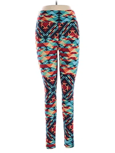 Pre-owned Lularoe Leggings In Blue