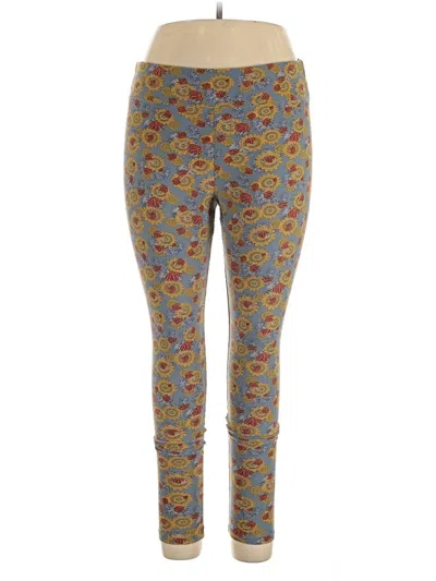 Pre-owned Lularoe Leggings In Blue