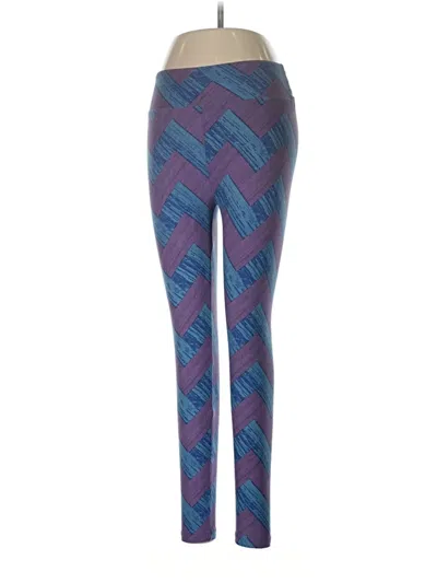 Pre-owned Lularoe Leggings In Blue