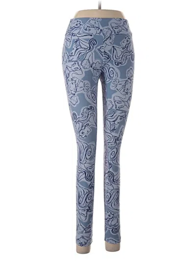Pre-owned Lularoe Leggings In Blue
