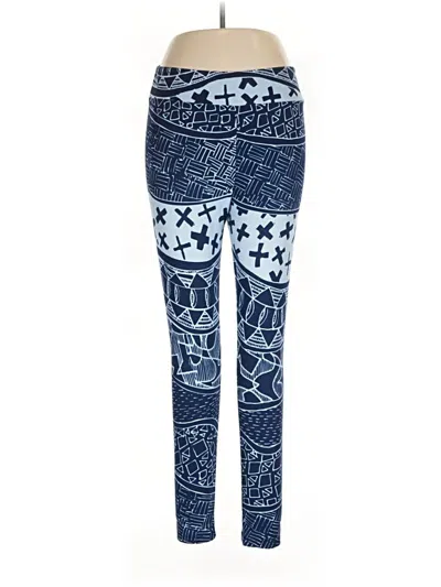 Pre-owned Lularoe Leggings In Blue