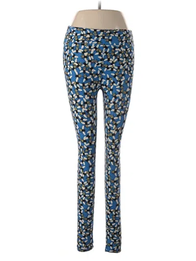 Pre-owned Lularoe Leggings In Blue