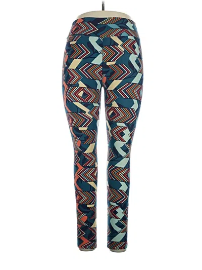 Pre-owned Lularoe Leggings In Blue