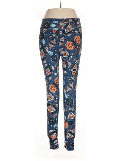 Pre-owned Lularoe Leggings In Blue