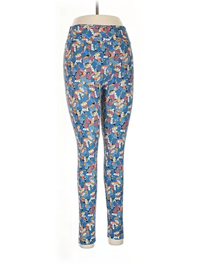 Pre-owned Lularoe Leggings In Blue